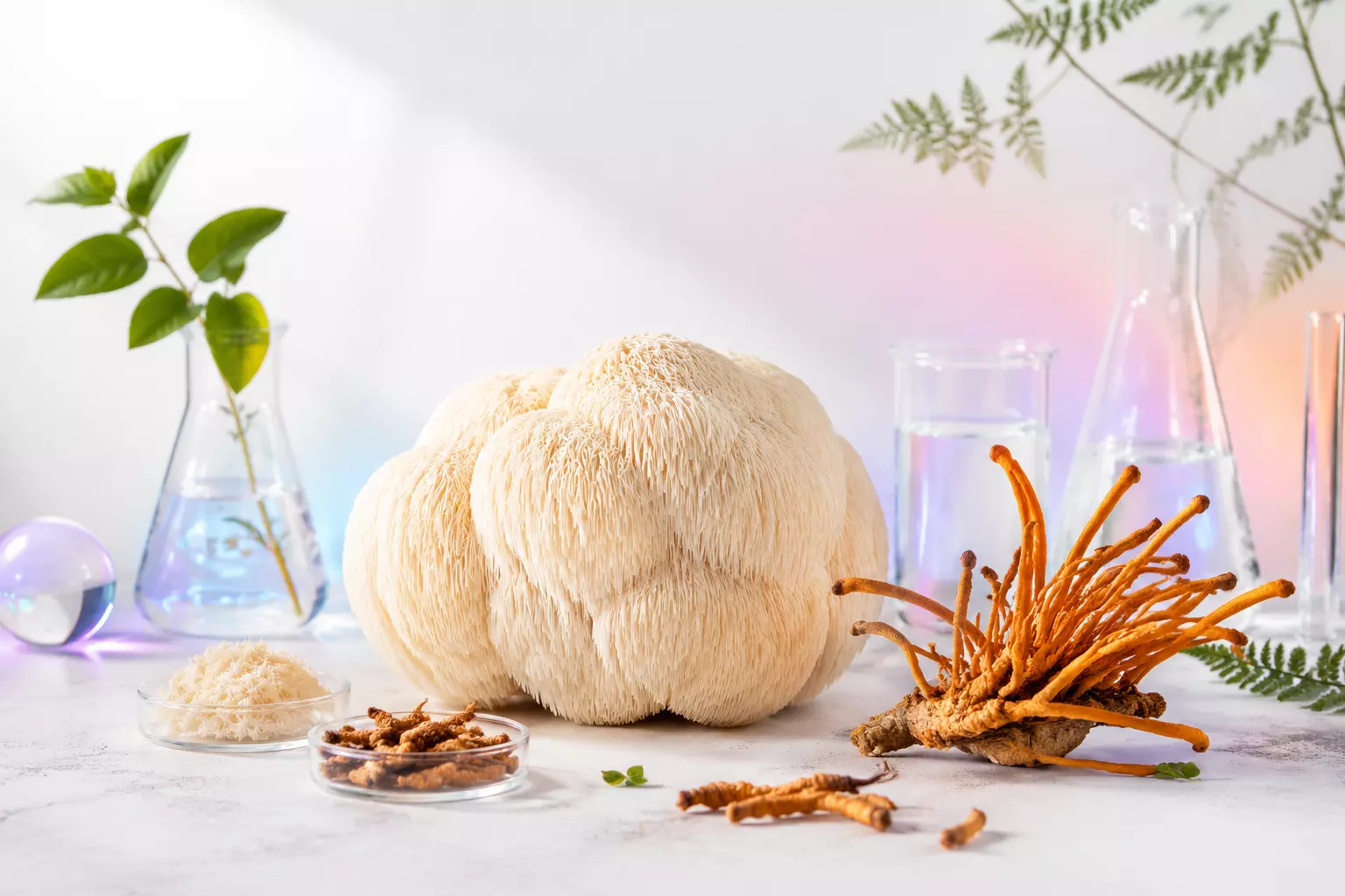 lion mane and cordyceps