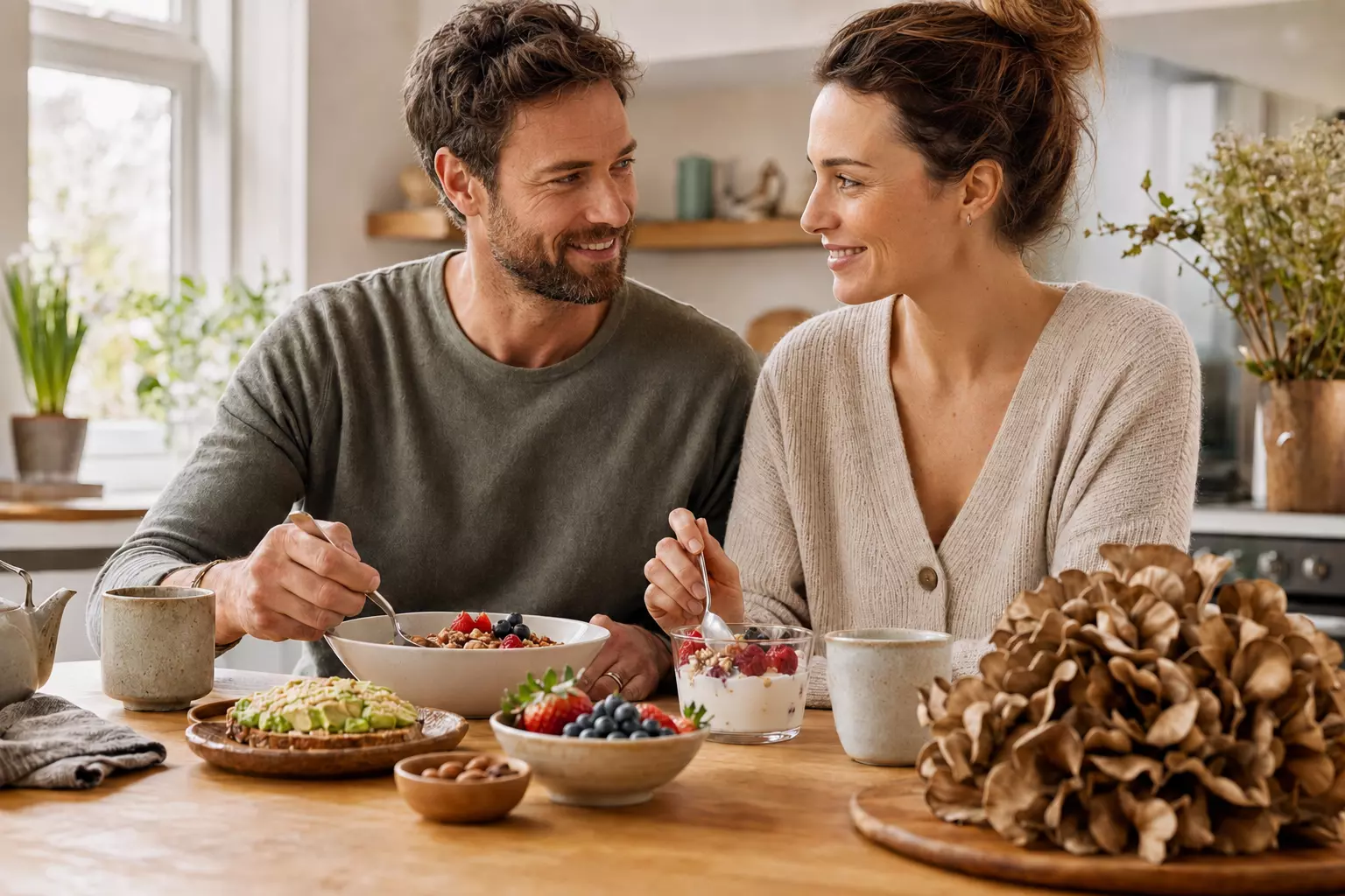 maitake healthy breakfast
